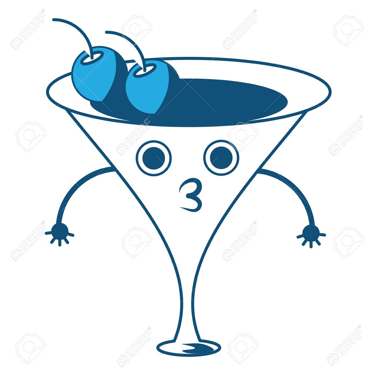 カワイイカクテルドリンクイラスト のイラスト素材 ベクタ Image カワイイカクテルドリンクイラスト のイラスト素材 ベクタ Image