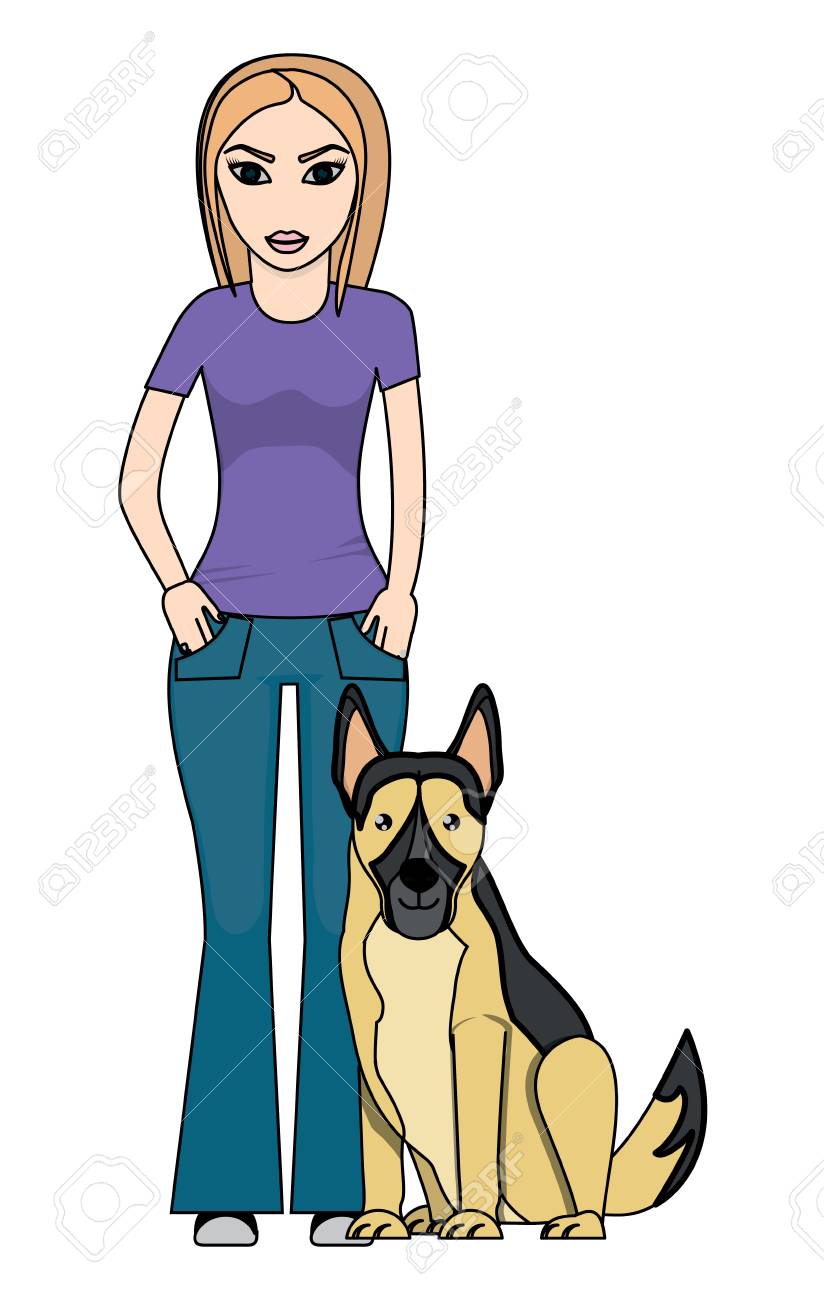 german shepherd wearing clothes