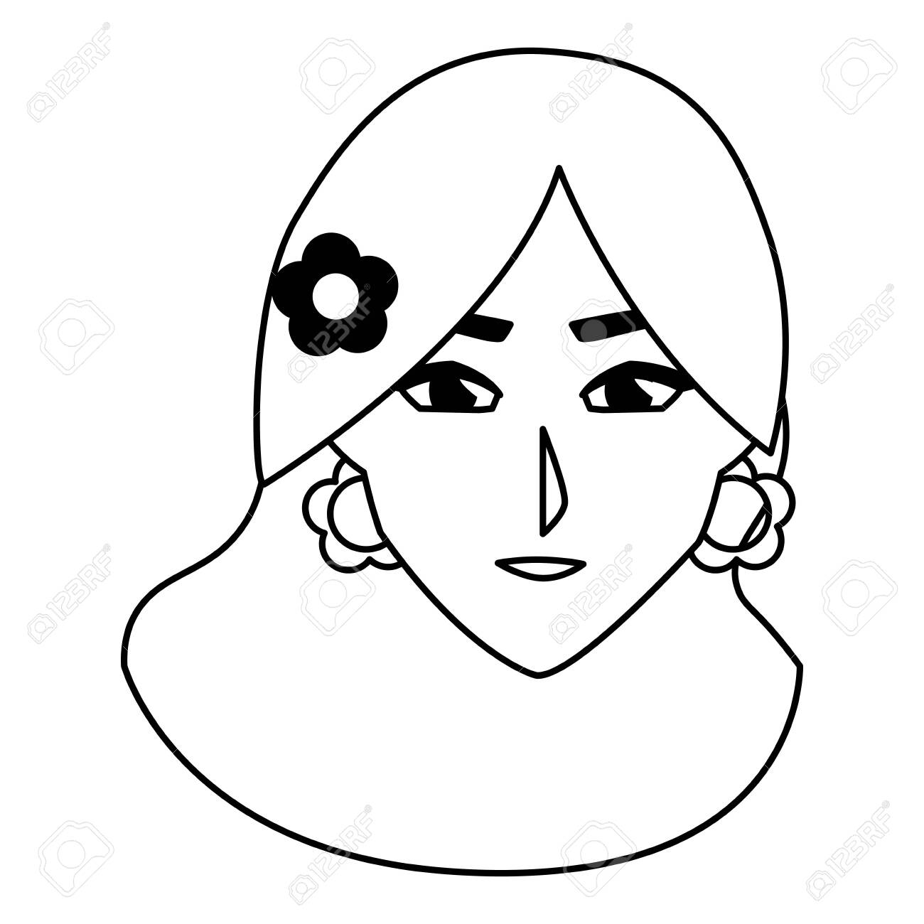 Woman Head Design Girl Female Person People Human And Social