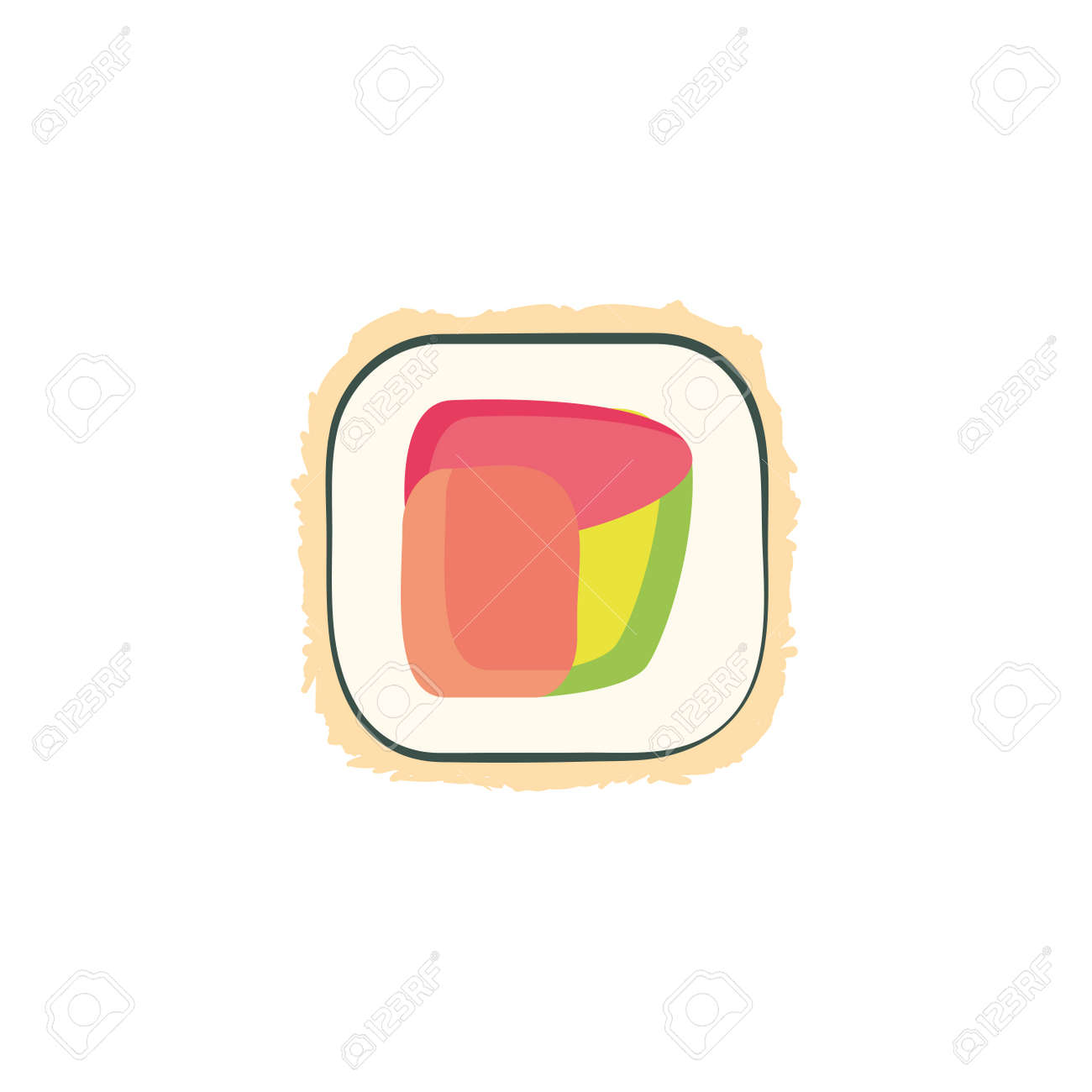 sushi icon design, Eat food restaurant menu dinner lunch cooking and meal theme Vector illustration - 134356537 sushi icon design, Eat food restaurant menu dinner lunch cooking and meal theme Vector illustration - 134356537