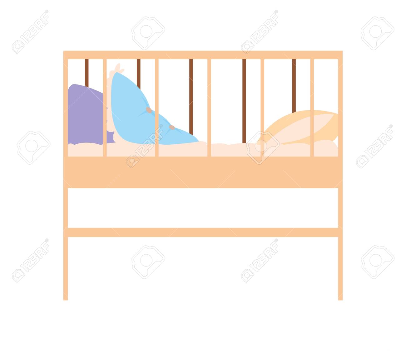 small baby cradle