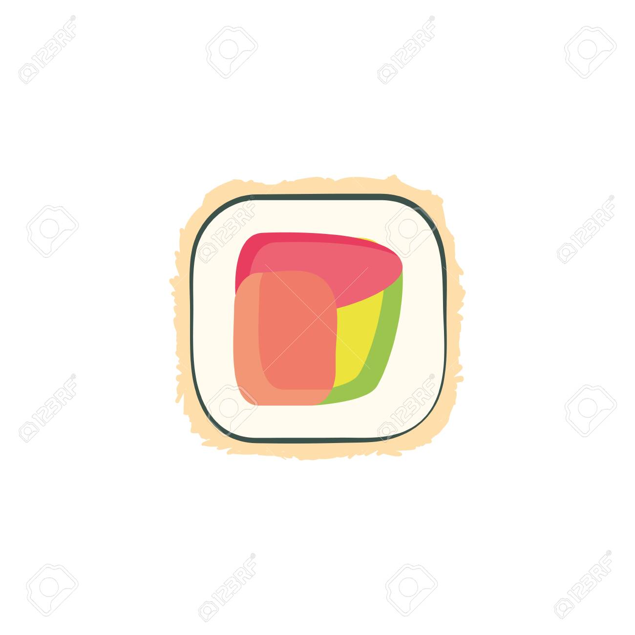 sushi icon design, Eat food restaurant menu dinner lunch cooking and meal theme Vector illustration - 144662818 sushi icon design, Eat food restaurant menu dinner lunch cooking and meal theme Vector illustration - 144662818