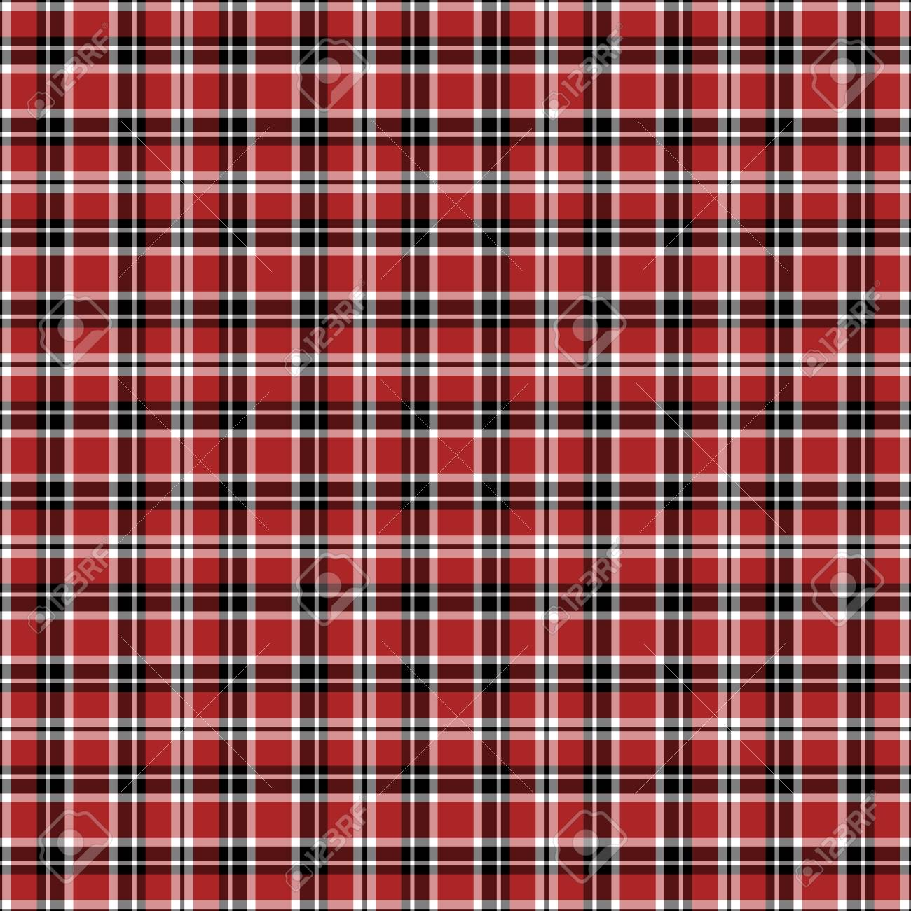 黒 赤と白のチェック柄背景 の写真素材 画像素材 Image