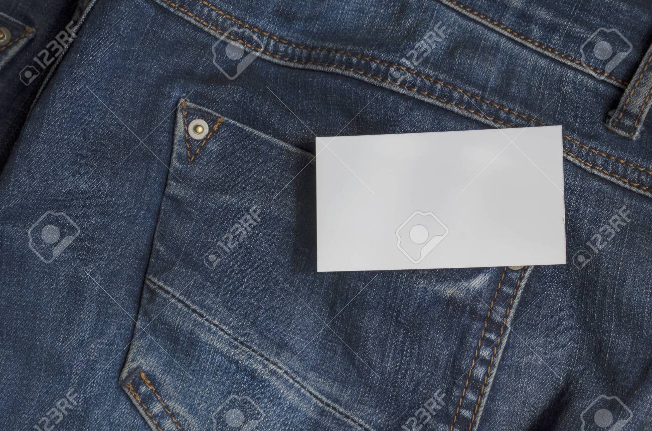 jeans with a on back pocket