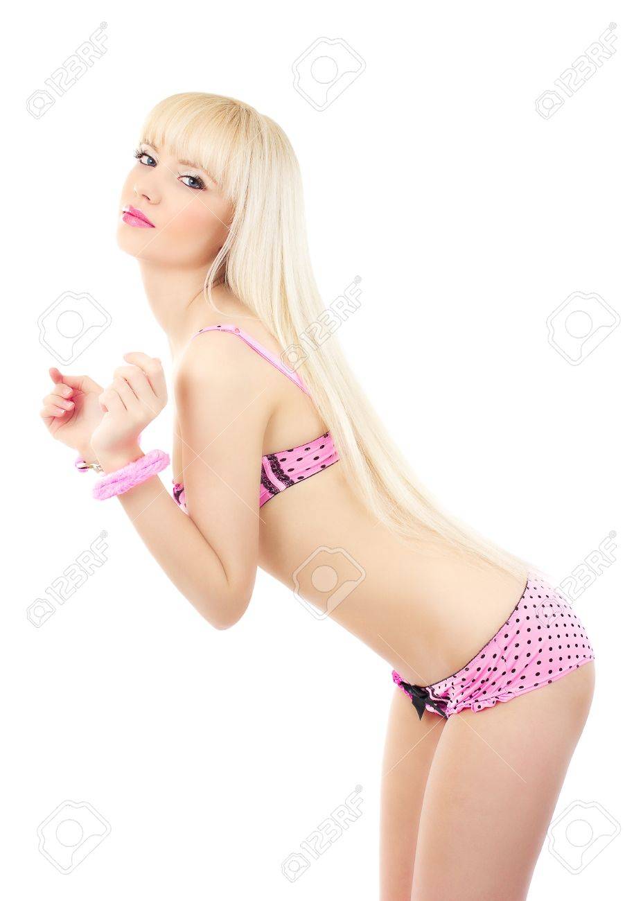 Unschuldiges junges Mädchen ficken in rosa Dessous Unschuldiges junges Mädchen ficken in rosa Dessous