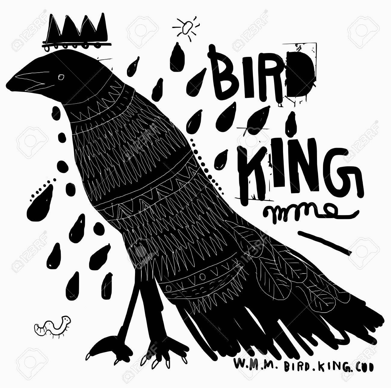 Limage Symbolique Dun Oiseau Qui Ressemble à Un Corbeau