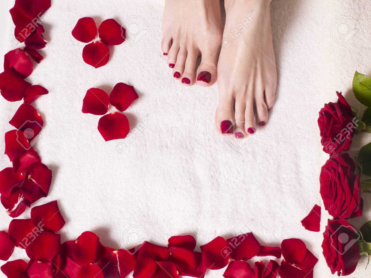Red rose foot spa Clearance