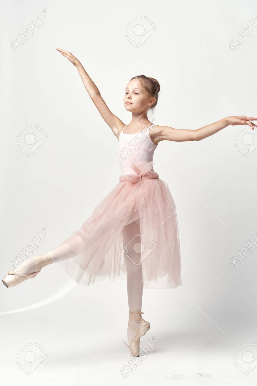 Little Girl, Dance, Ballerina, Rack. Stock Photo, Picture And Royalty Free  Image. Image 85629089.