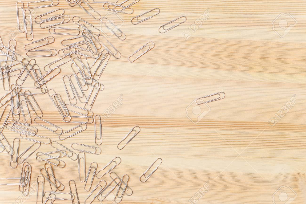 paper clip unique idea concept on wooden background stock photo unique paper clip