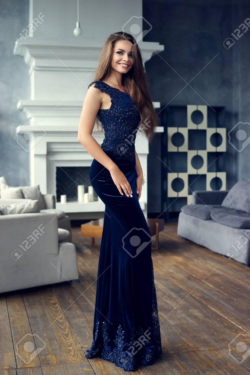 glamorous evening wear