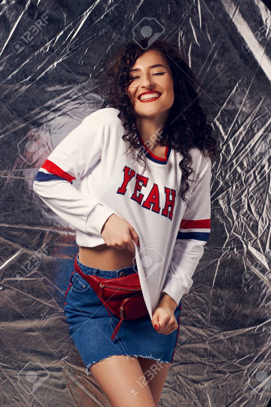 denim skirt with hoodie