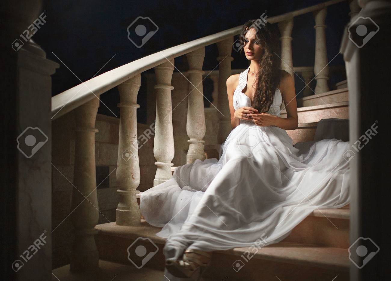 robe blanche le chateau