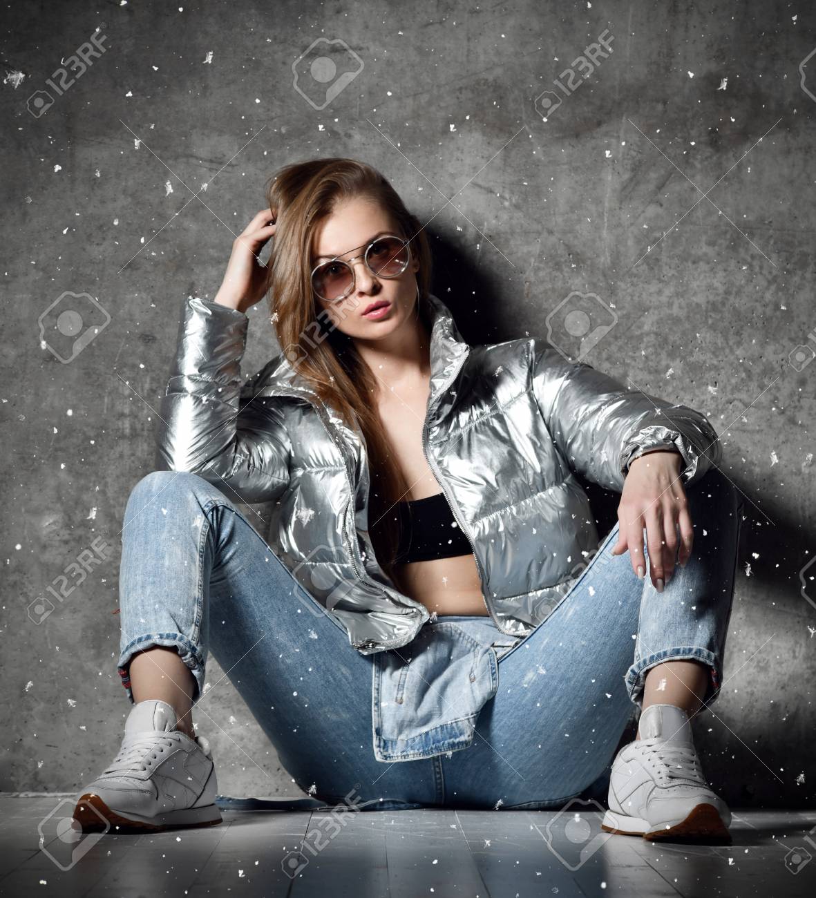 exercise puffer jacket