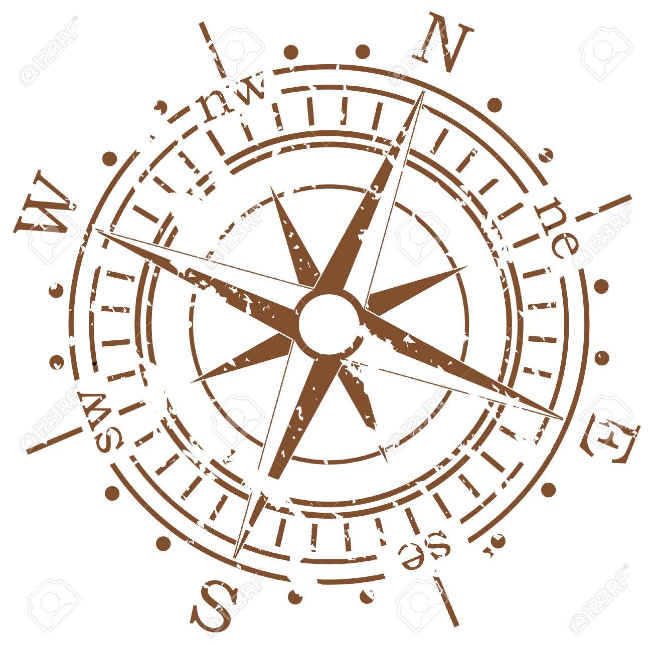grunge vector compass royalty free cliparts vectors and stock
