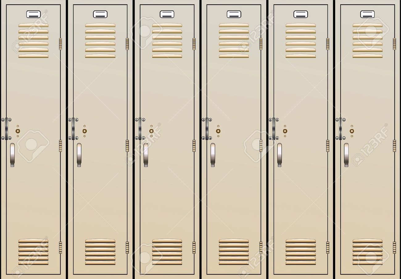 学校のロッカーのベクトル イラスト のイラスト素材 ベクタ Image