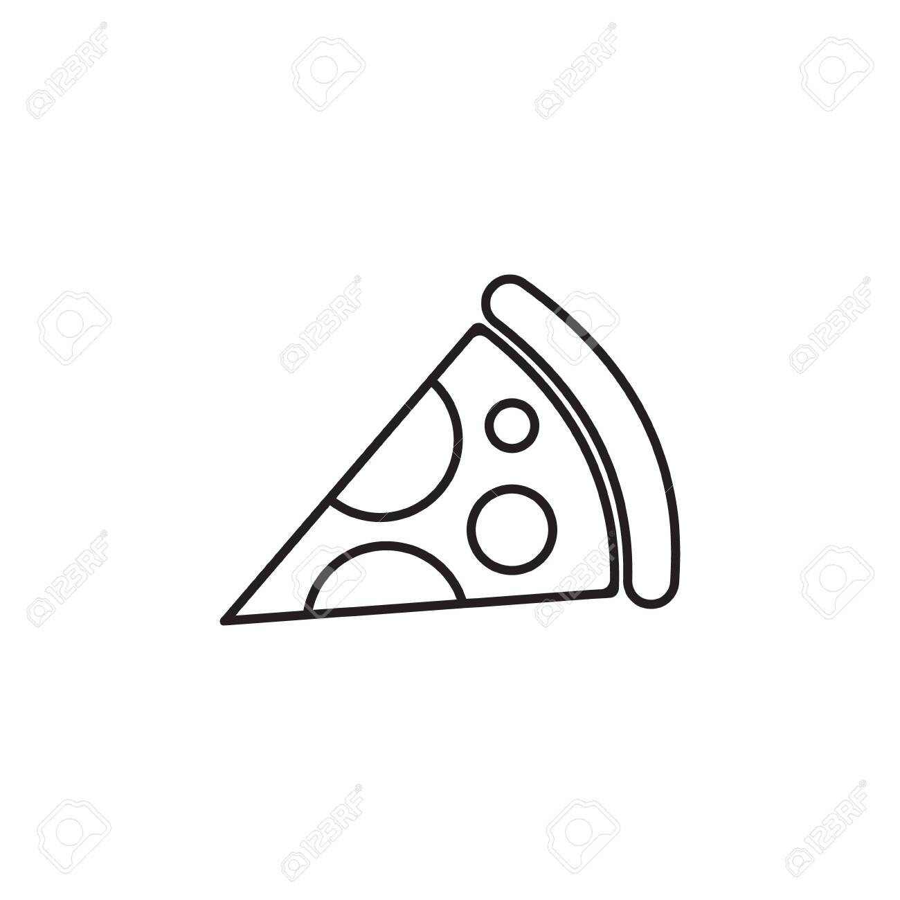 Pizza Icon Piece Of Pizza Simple Vector Icon Lizenzfrei Nutzbare Vektorgrafiken Clip Arts Illustrationen Image
