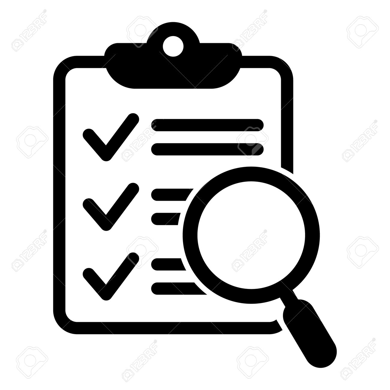 Analysis, Analysis Icon. Clipboard With Magnifier Loupe Icon, Business  Concept. File Search Icon, Document Search, Vector Isolated. Royalty Free  SVG, Cliparts, Vectors, and Stock Illustration. Image 196973244., image size:1300x1300