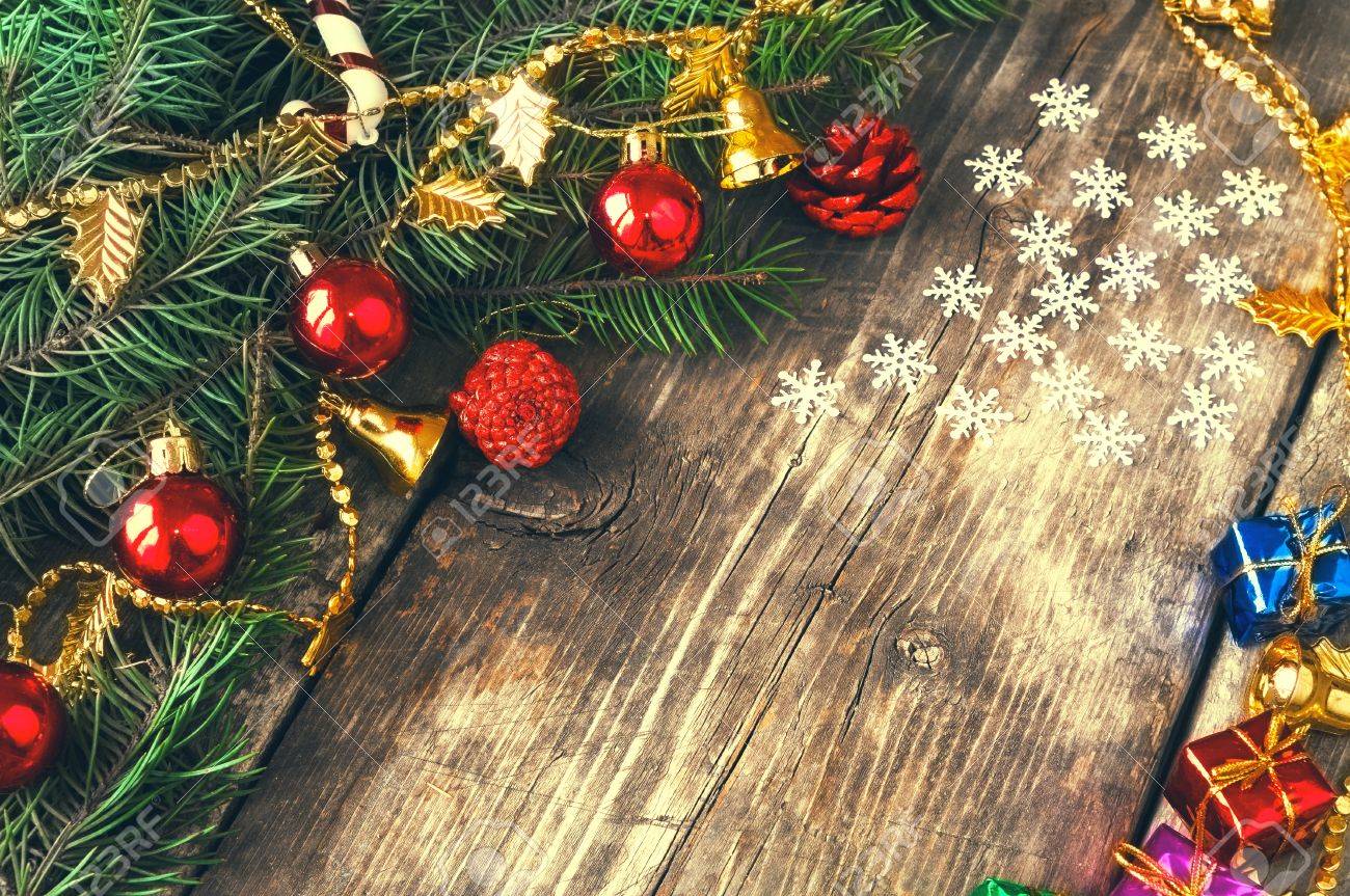 Branches Of A Christmas Tree On Old Boards Christmas Background New Year Background Branches Of A Christmas Tree On Old Boards Christmas Background New Year Background