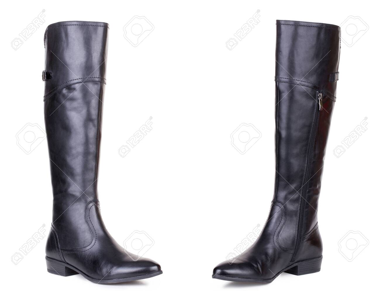 flat heel womens boots