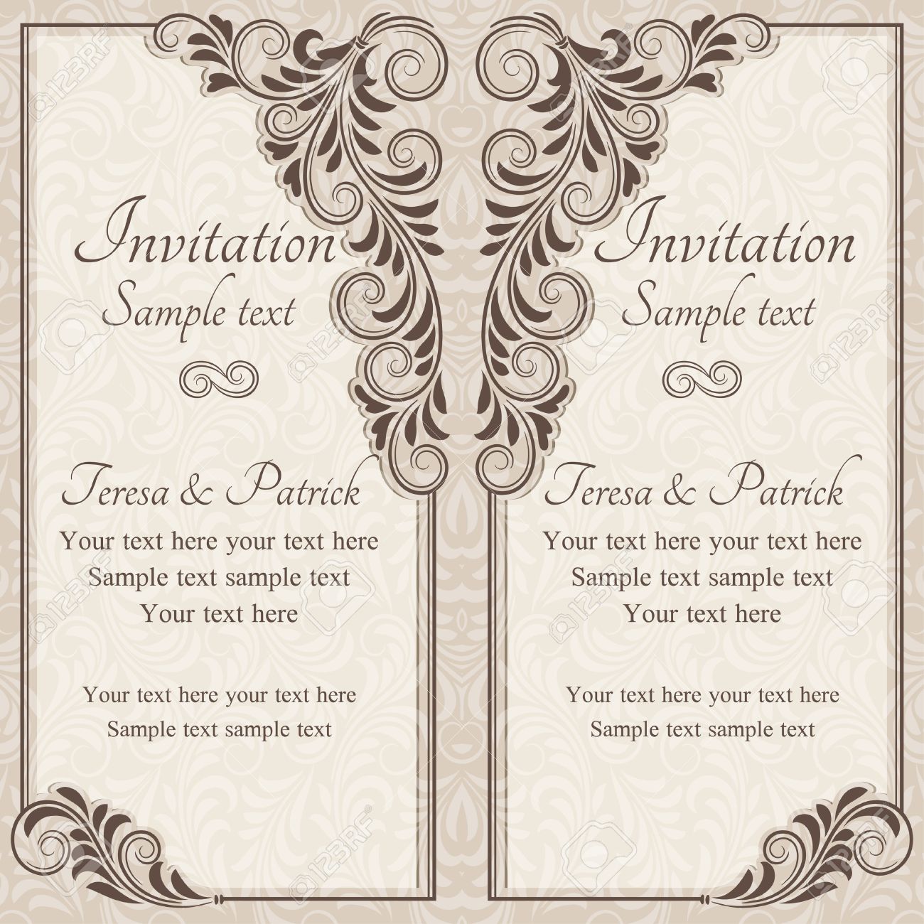 wedding invite background
