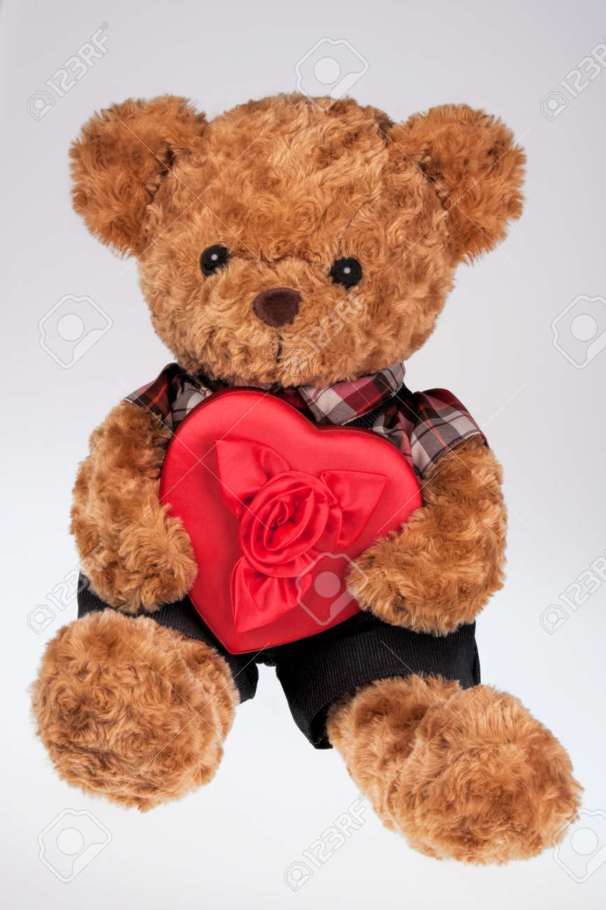 un ours en peluche