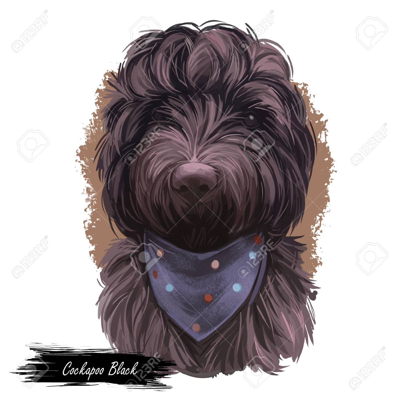 dog cockapoo black