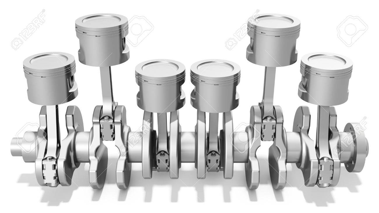 Y El Cigüeñal, El Del Automóvil En El Fondo Blanco Fotos, Retratos, Imágenes Y Fotografía De Archivo Libres De Derecho. Image 68021513.