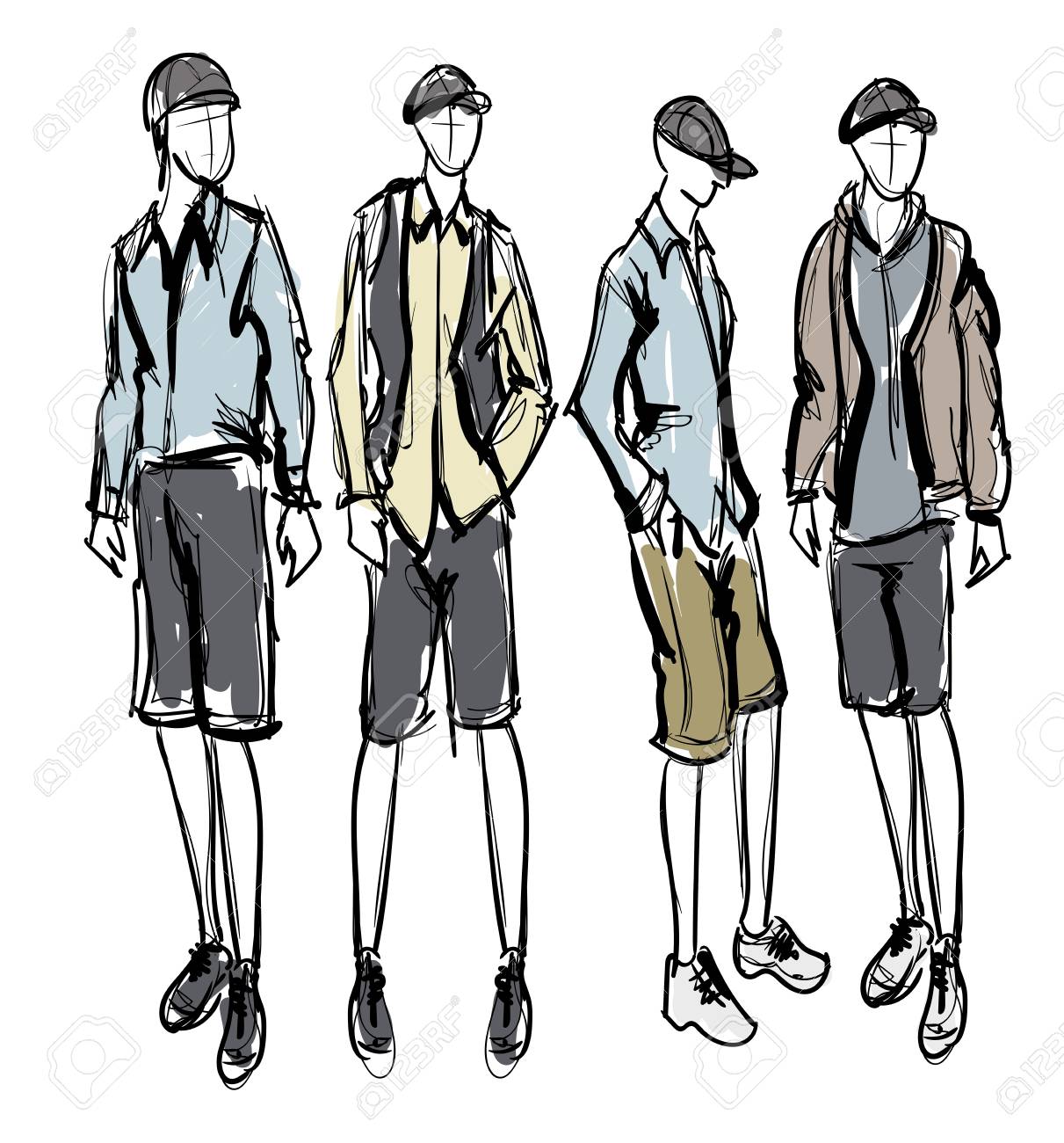men's sketches