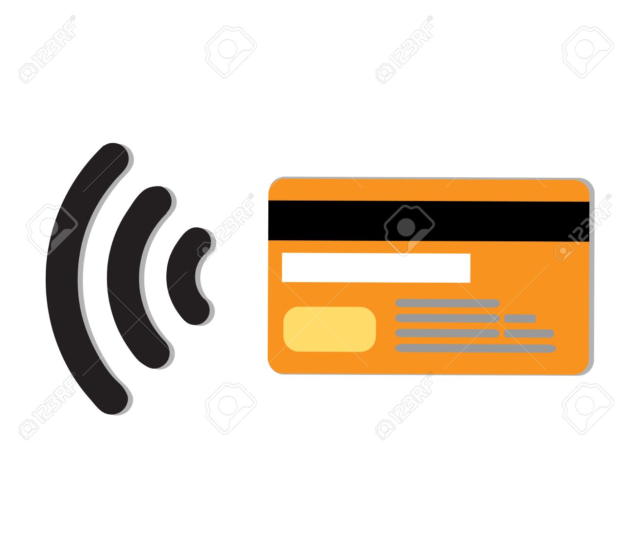 Contactless credit card vector.Wifi Mobile Pay.Symbol card sign.. Contactless credit card vector.Wifi Mobile Pay.Symbol card sign..