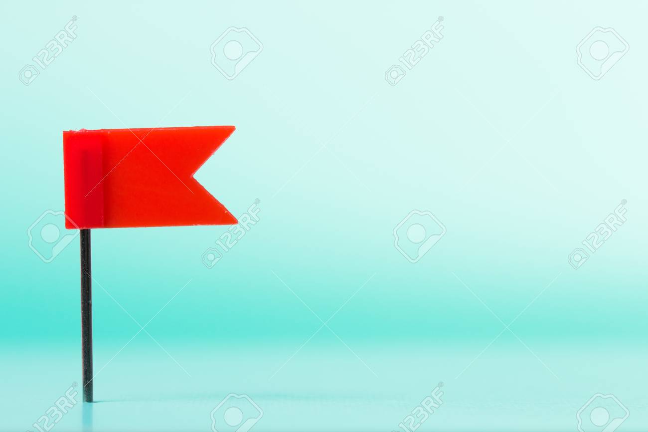 Flag Push Pin Background For Business Goal Concept Stock Photo Picture And Royalty Free Image Image
