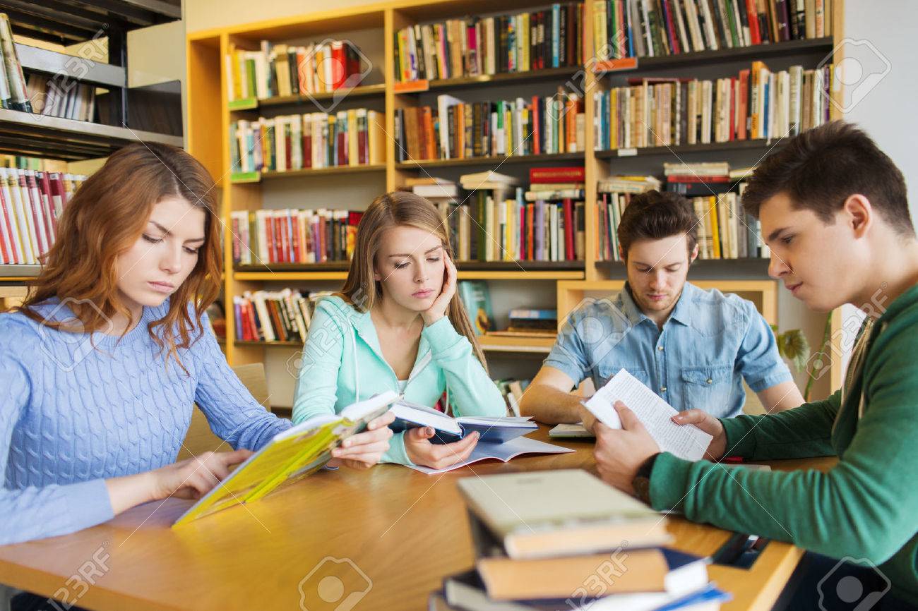 people knowledge education literature and school concept