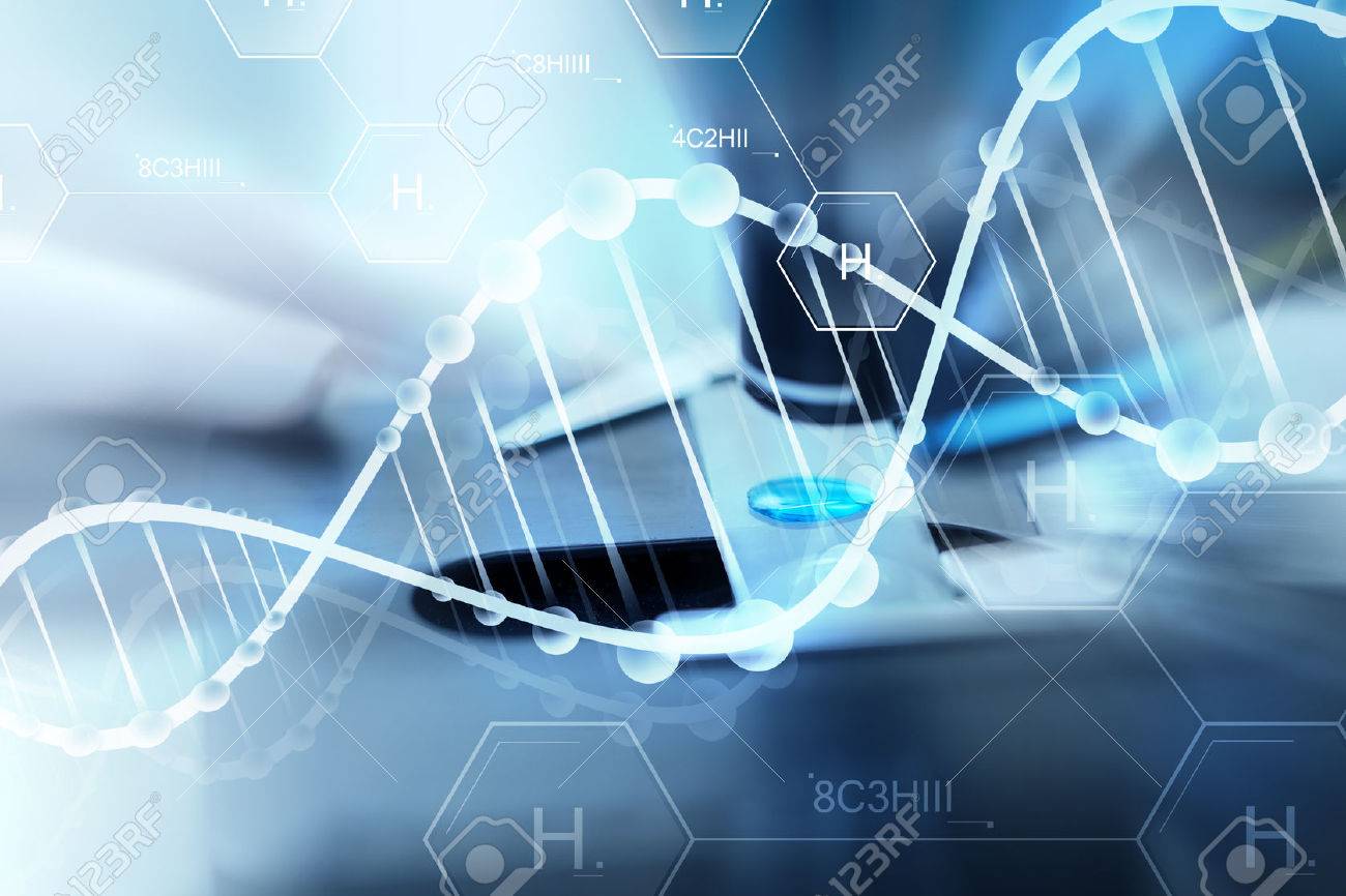 science, chemistry, biology, medicine and people concept - close up of scientist hand with test sample making research in clinical laboratory over hydrogen chemical formula and dna molecule structure - 53495784 science, chemistry, biology, medicine and people concept - close up of scientist hand with test sample making research in clinical laboratory over hydrogen chemical formula and dna molecule structure - 53495784