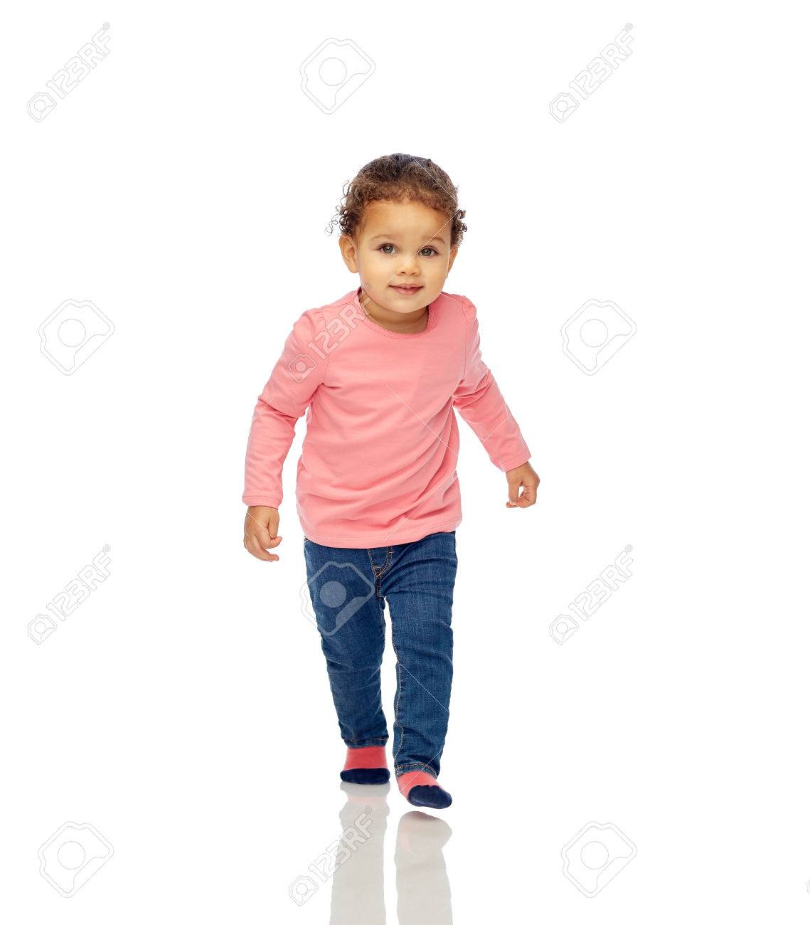 baby girl walking