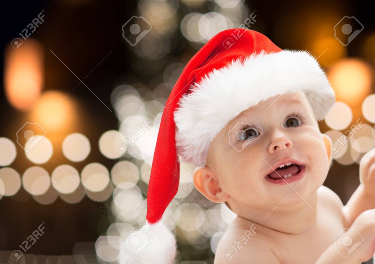 Baby in santa hat Clearance