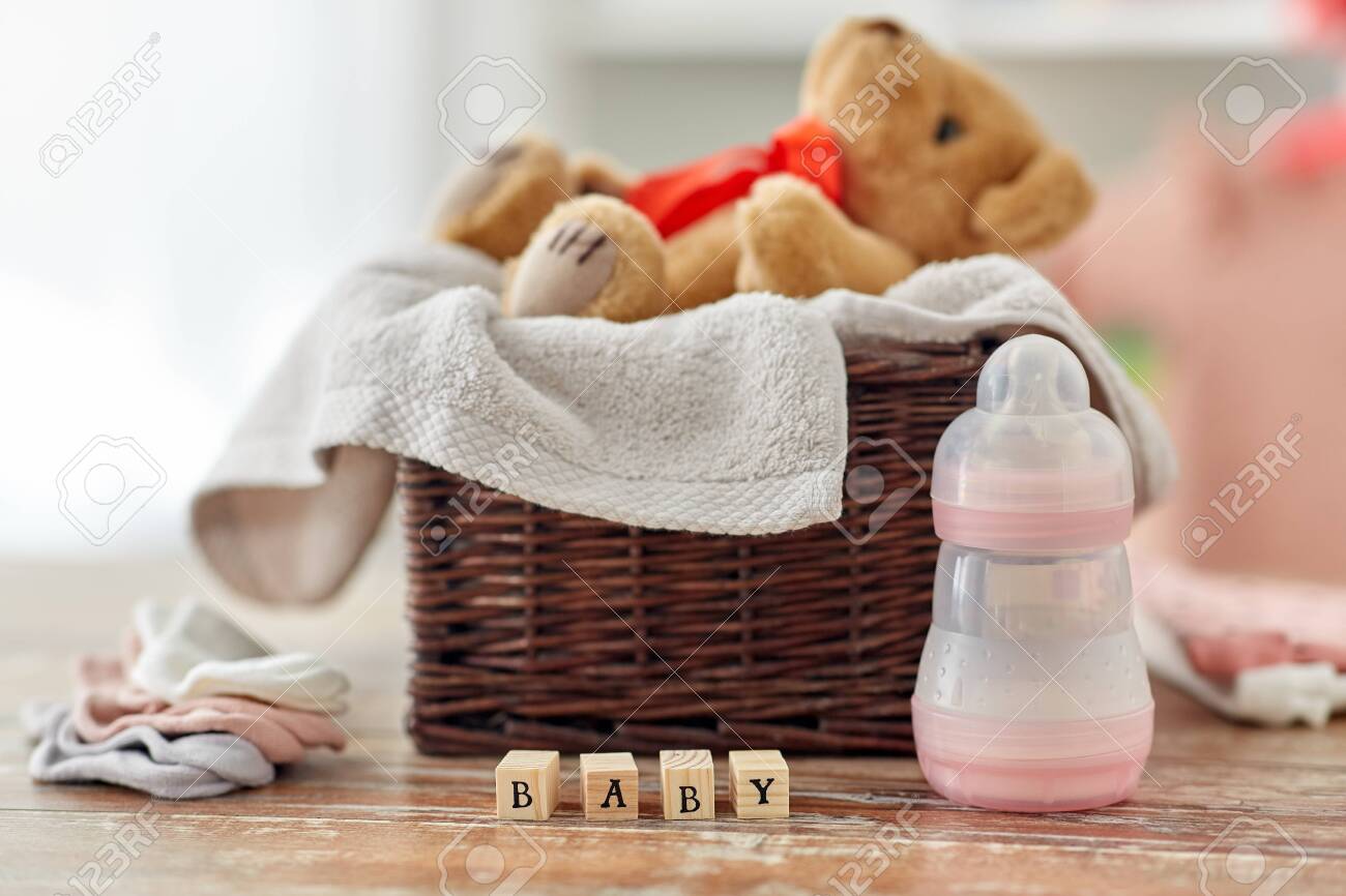 basket for baby things