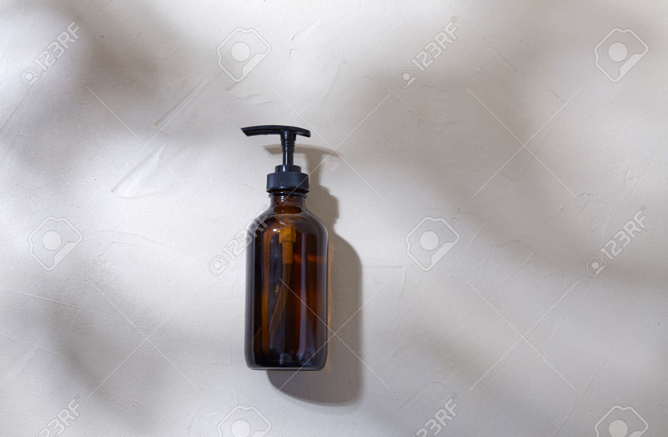 bottle of shower gel or liquid soap with dispenser - 169966308 bottle of shower gel or liquid soap with dispenser - 169966308