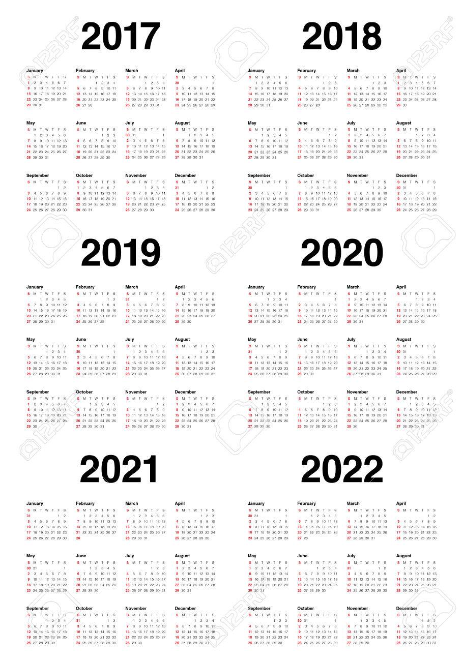 simple calendar 2018