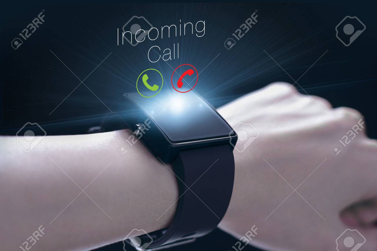smartwatch incoming call