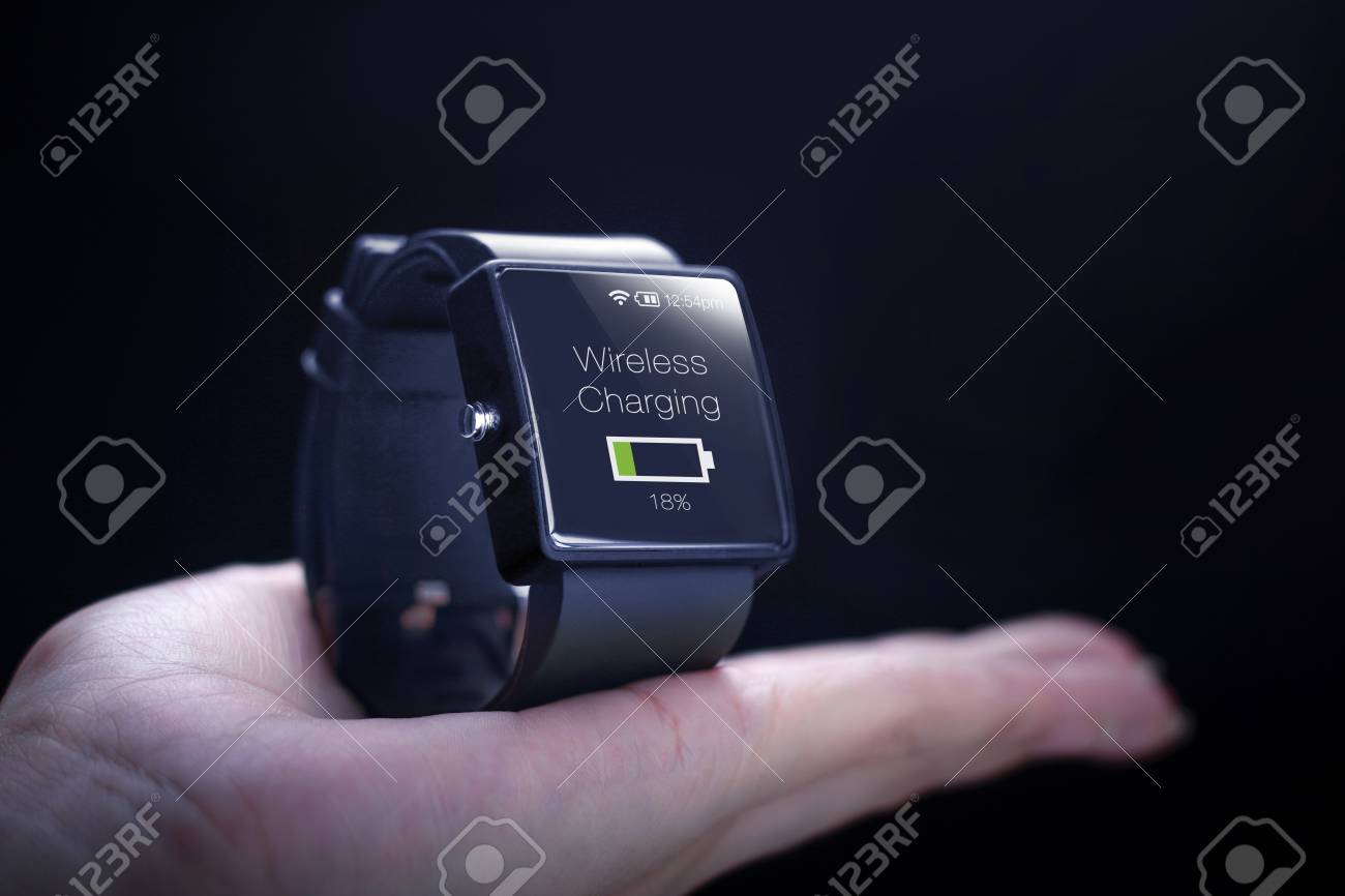 smartwatch with wireless charging