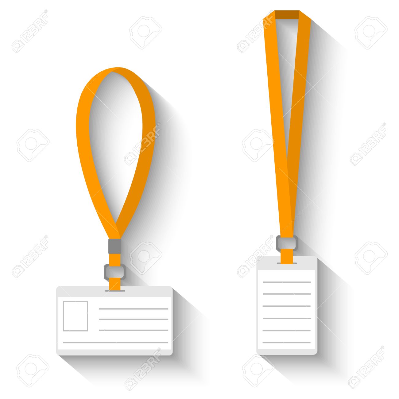 Longe Name Gamme De Modeles De Porte Badge Design Plat Clip Art Libres De Droits Vecteurs Et Illustration Image