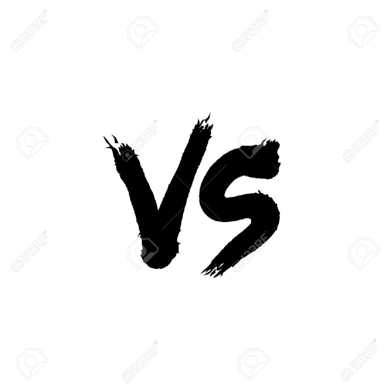 Symbol Competition Vs Vector Illustration Stock Vector Symbol Competition Vs Vector Illustration Stock Vector