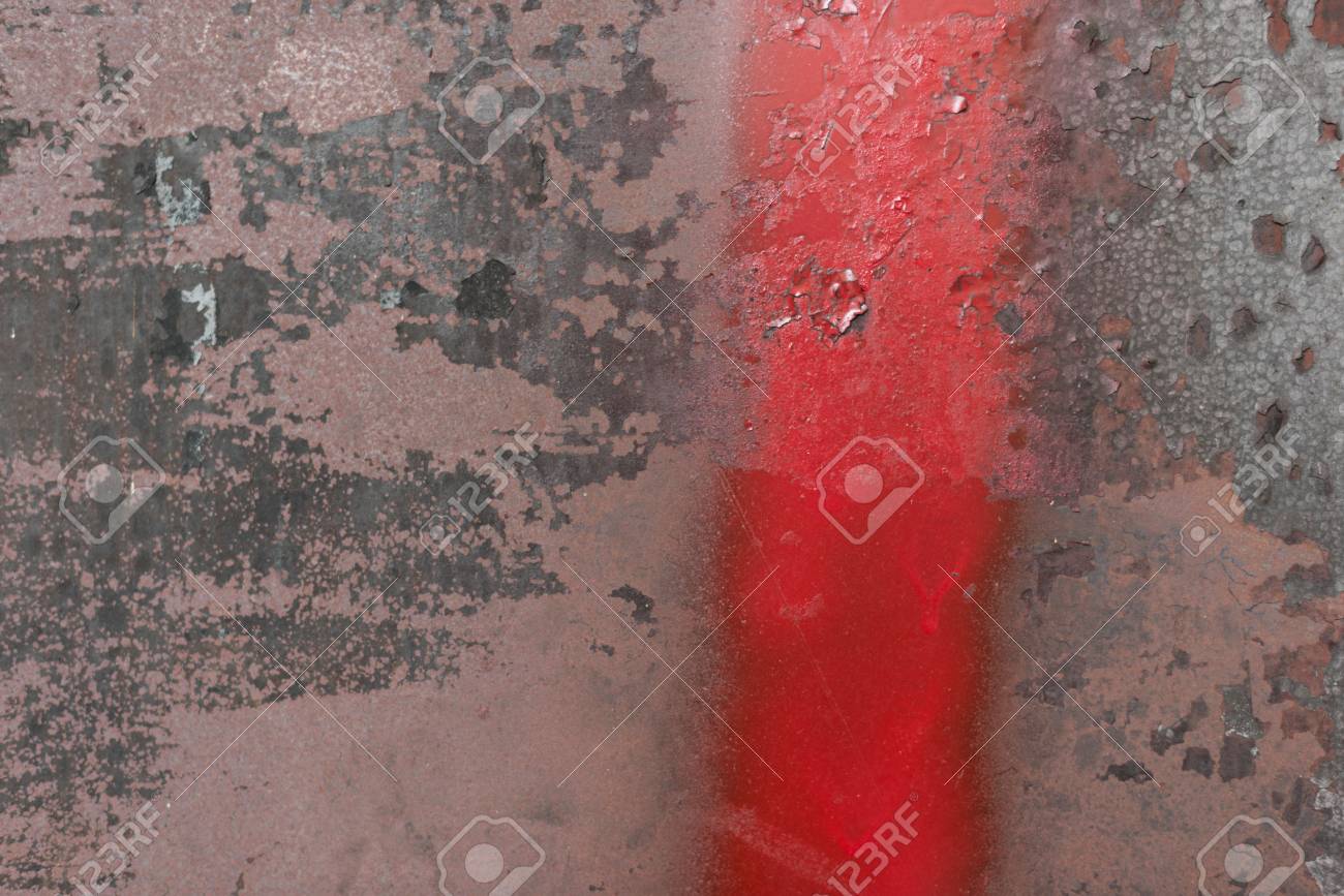 Detalle De Graffiti En La Construccion De Edad Linea Pintada En