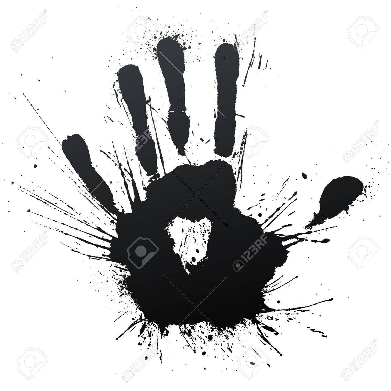handprint ink
