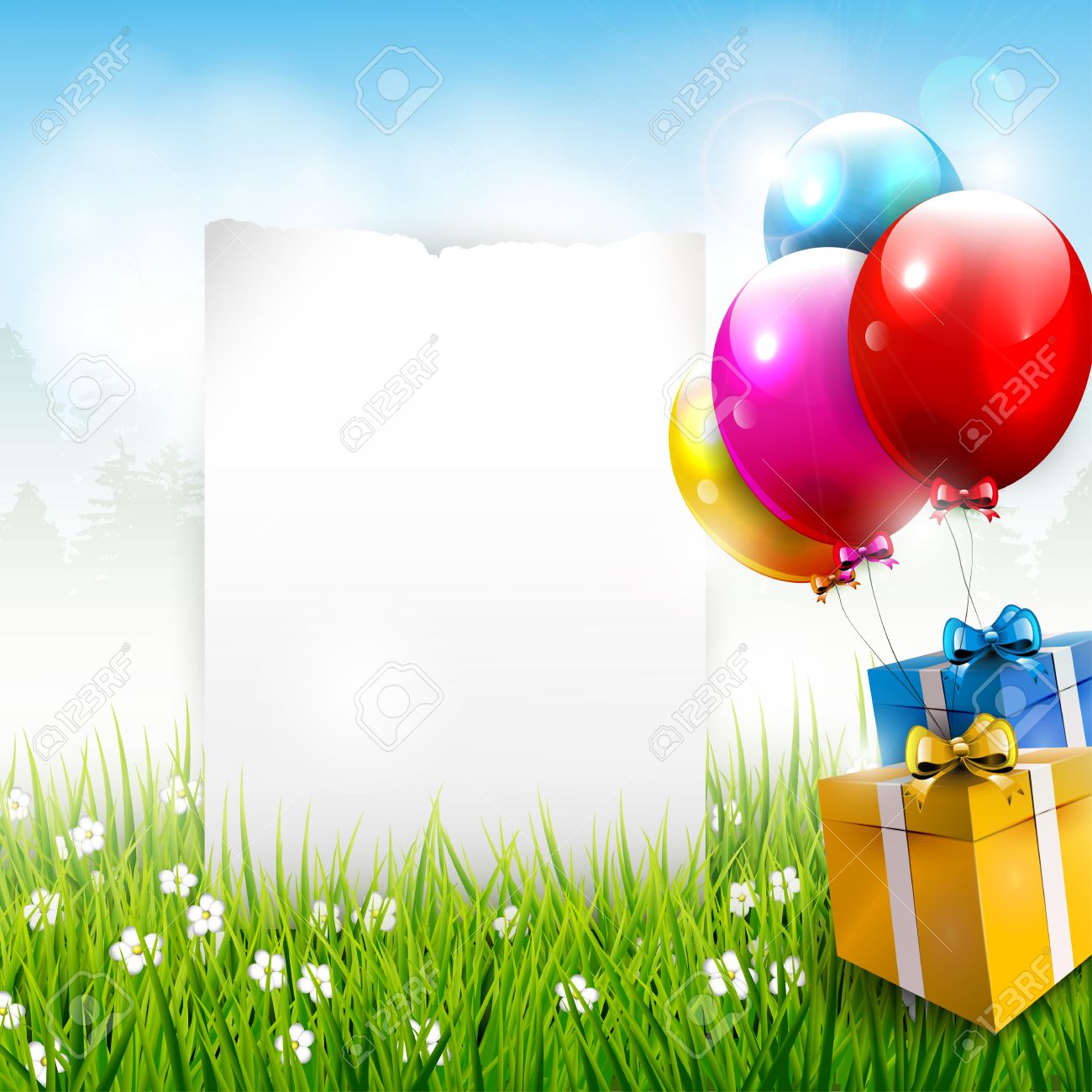 kids birthday background