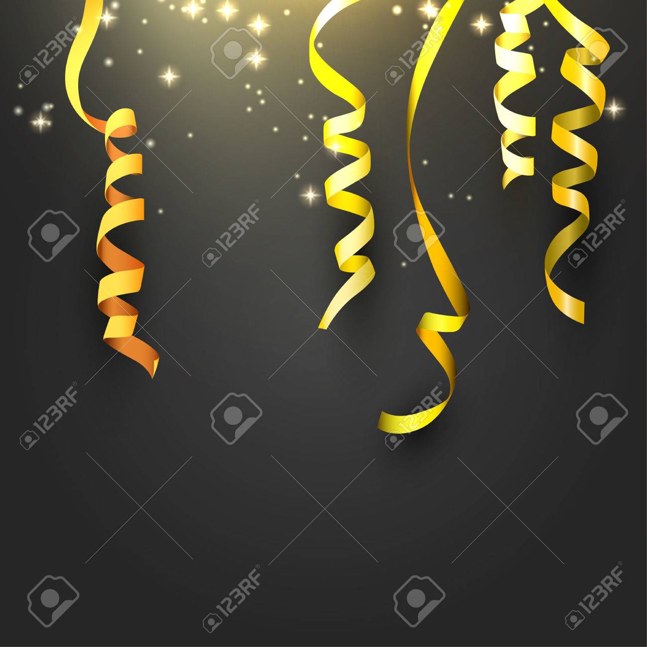 Luxury background with gold confetti on black background - 29379803 Luxury background with gold confetti on black background - 29379803