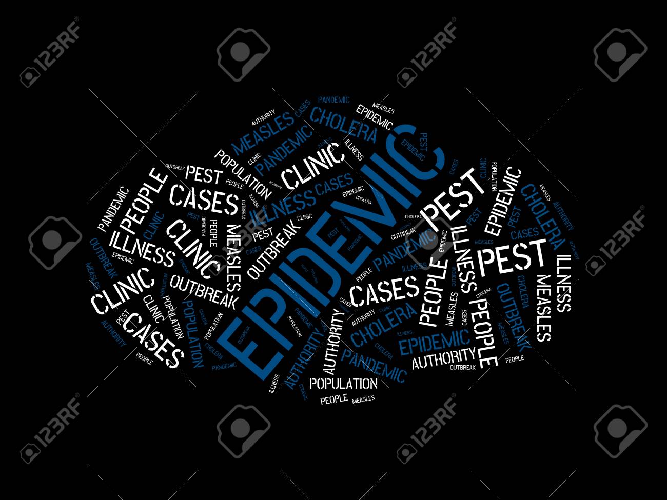 epidemic image with words
