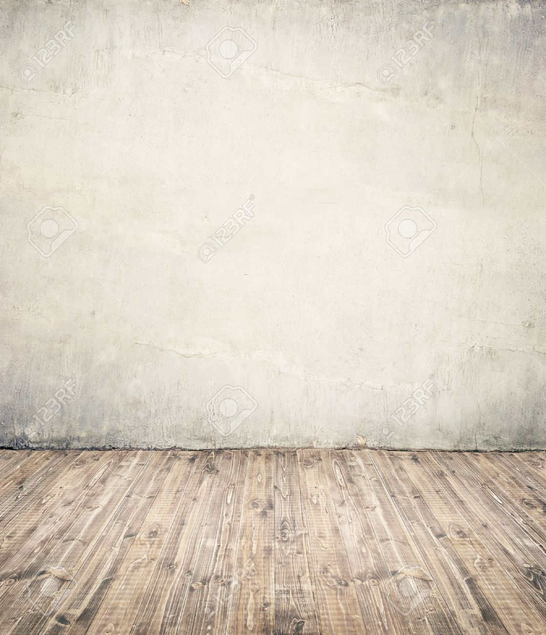 empty room background wall ant wooden floor stock photo picture