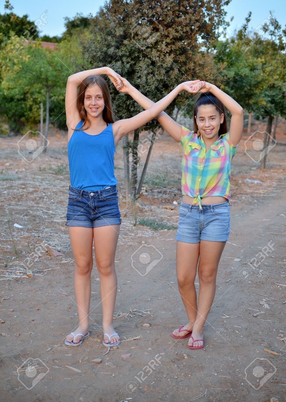 Skin girls teenage girls holding hands women