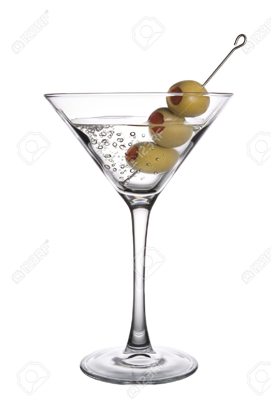 Martini Cocktail Mit Olive