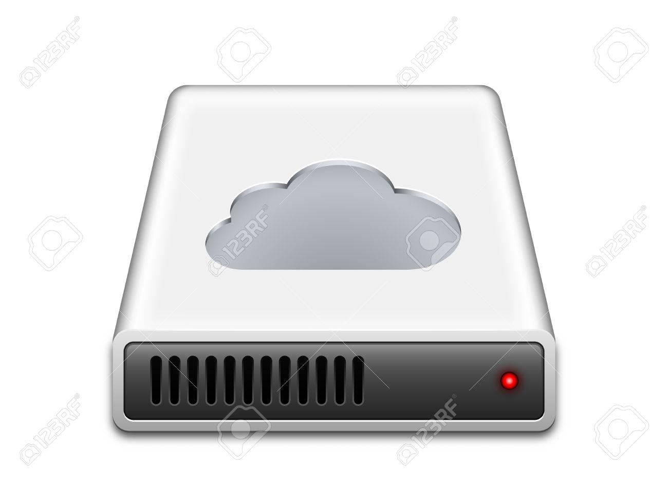 クラウド ストレージ アイコン ベクトル イラストのイラスト素材 ベクタ Image